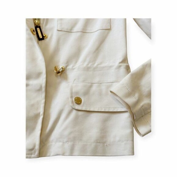 Michael Kors Utility Jacket, Ecru/Cream, Size P - Picture 8 of 14
